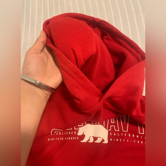 Red Old Navy Hoodie Medium - Picture 4 of 5